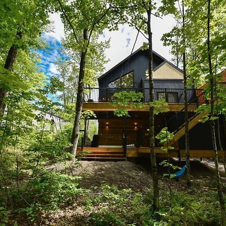 Pont-Rouge Chalet Bellevue Luxe Avec Spa Et Local A Velo מראה חיצוני תמונה