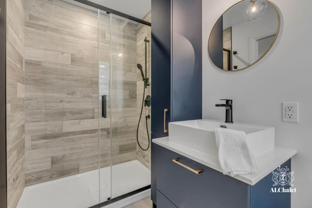 Pont-Rouge Chalet Bellevue Luxe Avec Spa Et Local A Velo מראה חיצוני תמונה
