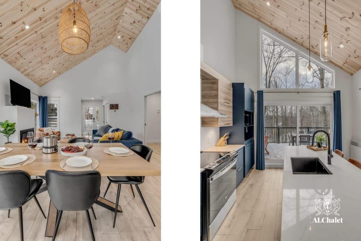 Pont-Rouge Chalet Bellevue Luxe Avec Spa Et Local A Velo מראה חיצוני תמונה