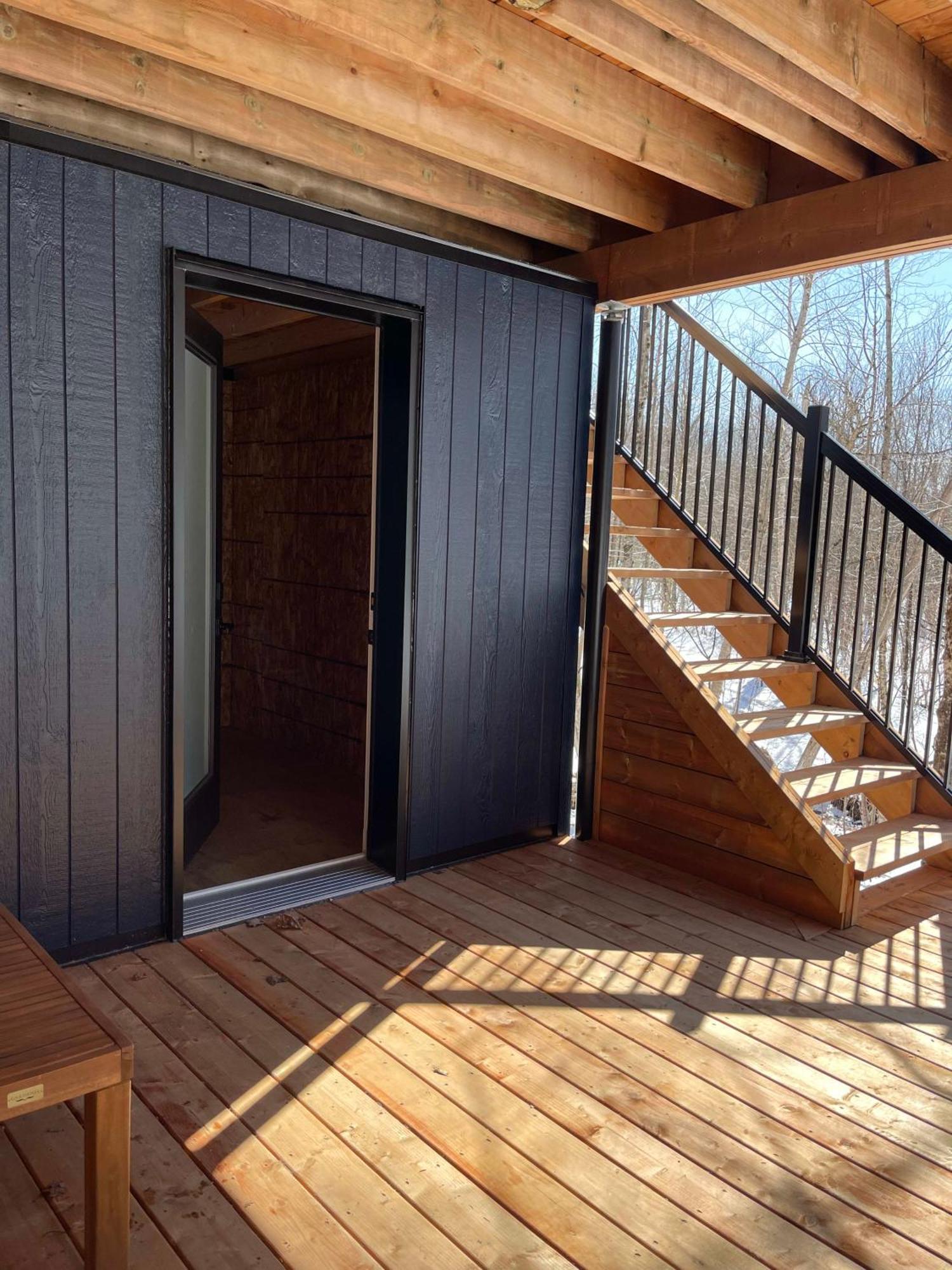 Pont-Rouge Chalet Bellevue Luxe Avec Spa Et Local A Velo מראה חיצוני תמונה