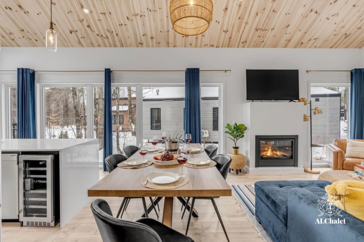 Pont-Rouge Chalet Bellevue Luxe Avec Spa Et Local A Velo מראה חיצוני תמונה