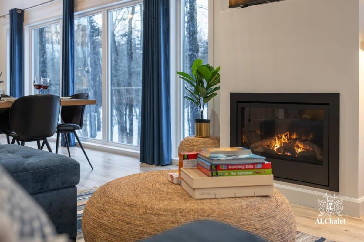 Pont-Rouge Chalet Bellevue Luxe Avec Spa Et Local A Velo מראה חיצוני תמונה